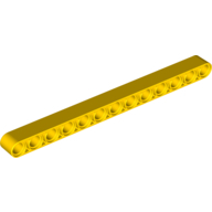 Lego rameno 1x13, žlutá (4237328, 4522935)